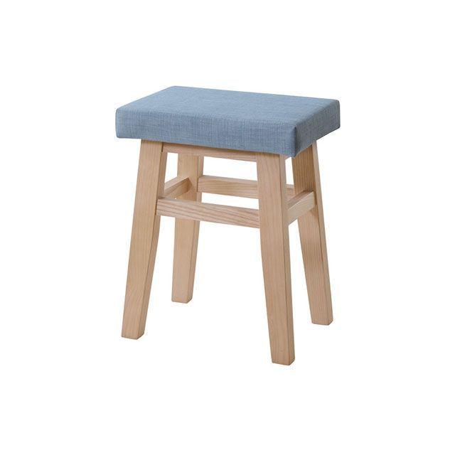 【メーカー直送】東谷 CL-785CWB バンビ スツール（Cホワイトブルー） Azumaya 東谷 【メーカー直送】Azumaya イス CL-785CWB バンビ スツール（C