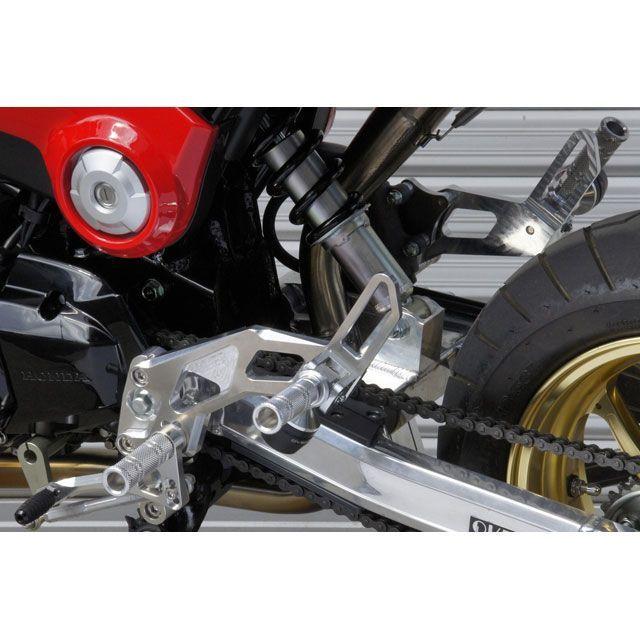 OVER RACING GROM スライダー類 タンデムステップ スライダー（シルバー） オーバーレーシング_1