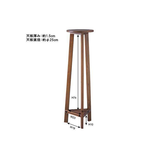 【メーカー直送】Azumaya 野外アイテム GUY-923BR プランターベースL（ブラウン） 東谷の画像