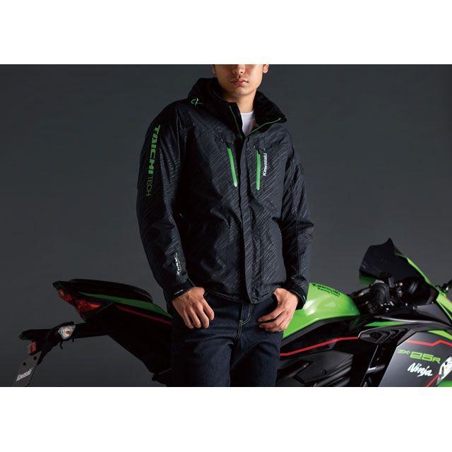 Kawasaki RS TAICHI ジャケット LLサイズ最終値下げ Kawasaki TAICHI ジャケット LLサイズ ブラック/グリーン