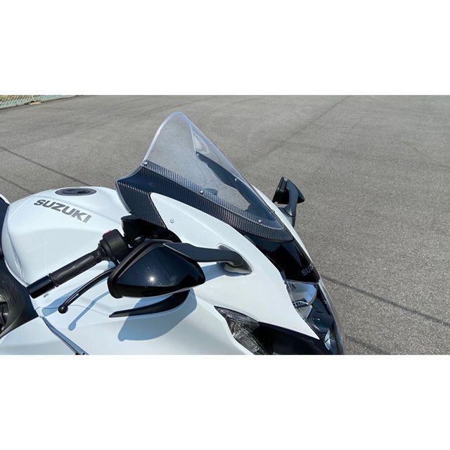 ACRY-Point GSX1300隼 スクリーン関連パーツ カーボンマウントクリア