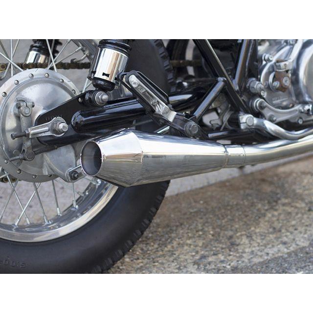 Motor Rock 汎用 マフラー本体 STDメガホン ショート モーターロック