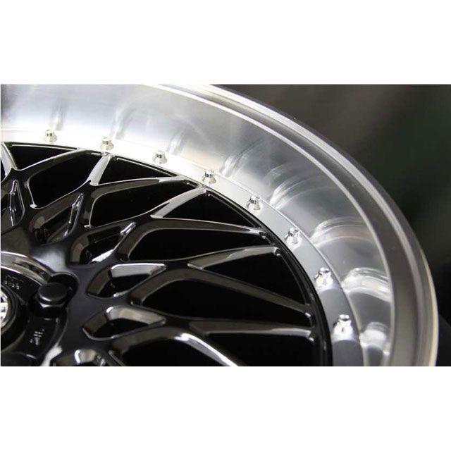 STEINER タイヤ・ホイール FTX 16×5.0J/インセット＋45/ホール4穴/PCD100/オニキスブラックxリムポリッシュ STEINERの画像