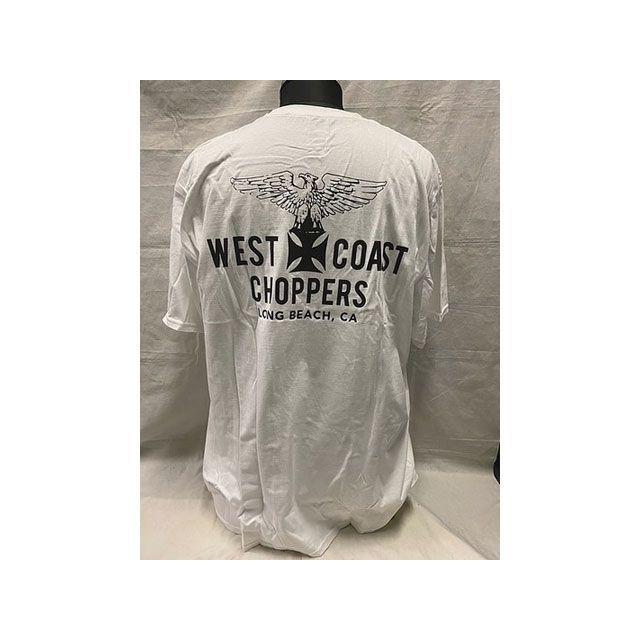 WEST COAST CHOPPERS カジュアルウェア 半袖ロゴTシャツ ホワイト 