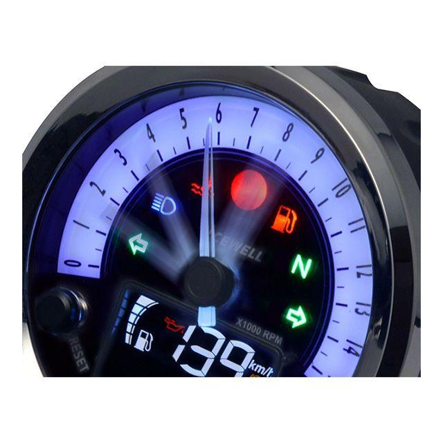 ACE WELL 12Vバッテリー車 スピードメーター CV080-602B 多機能