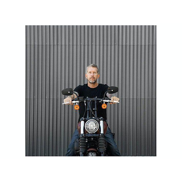 Biltwell ハーレー用 ハンドル関連パーツ ゼロドラッグバー 配線逃がし 