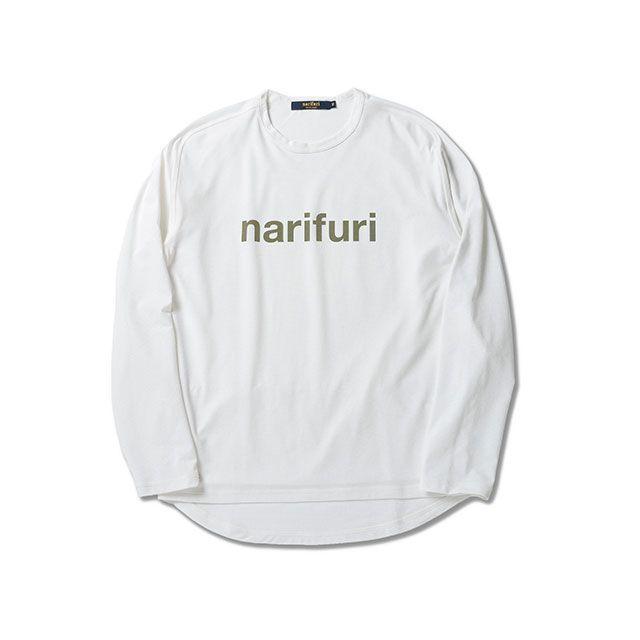ナリフリ（自転車） アクティブメッシュバックポケットロング T シャツ（020 ホワイト） サイズ M narifuri narifuri（ナリフリ） ウェア アクティブメッシュバックポケットロング