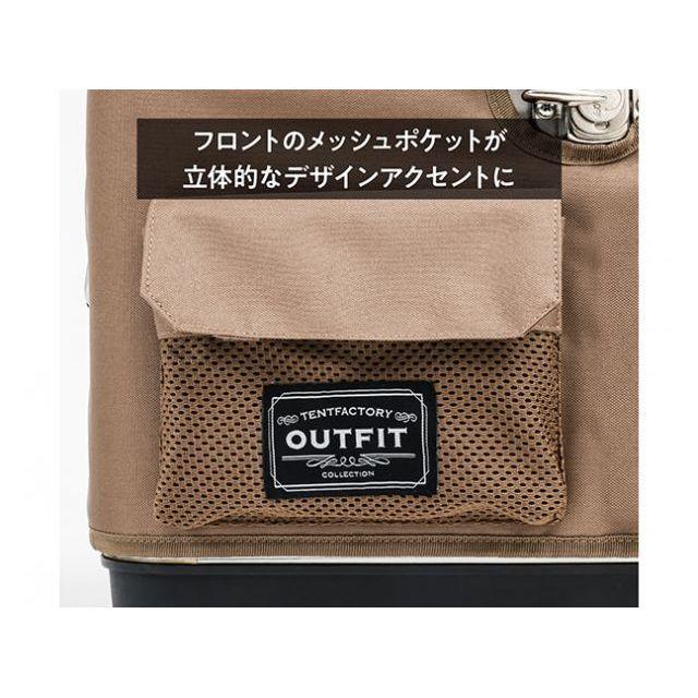 TENT FACTORY クーラーボックス クーラーカバージャケットL（ブラックカモ） テントファクトリーの画像