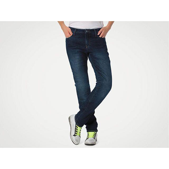 PROmo jeans パンツ バイク用デニム CAFERACER LADY/カフェレーサー レディース（ブルー） サイズ 38 プロモジーンズ_3