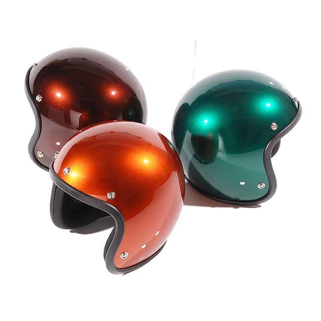 SHM ジェットヘルメット Lot-503（ブラウン） サイズ L : パークアップ