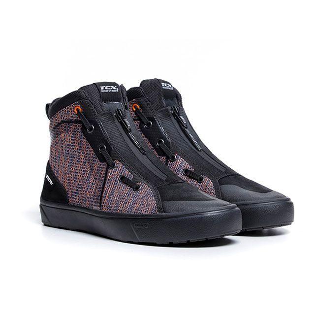 TCX ライディングシューズ IKASU Air BLACK/ORANGE/BLUE サイズ 40