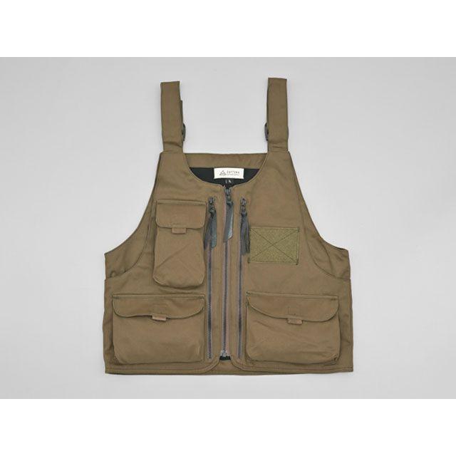 デイトナ アウトドアベスト（カーキ） サイズ L DAYTONA DAYTONA（デイトナ） アウトドア用ウェア アウトドアベスト（カーキ