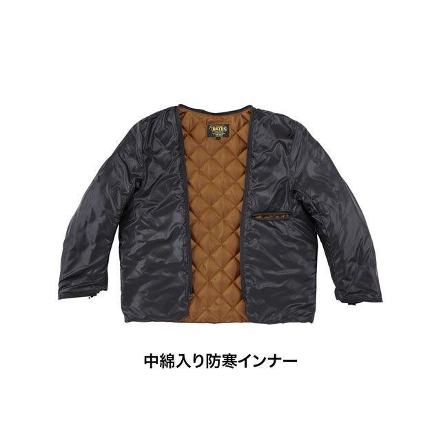 BATES ジャケット 2023-2024秋冬モデル BJ-NA2352TT ナイロンジャケット（ブラック） サイズ L ベイツ_4