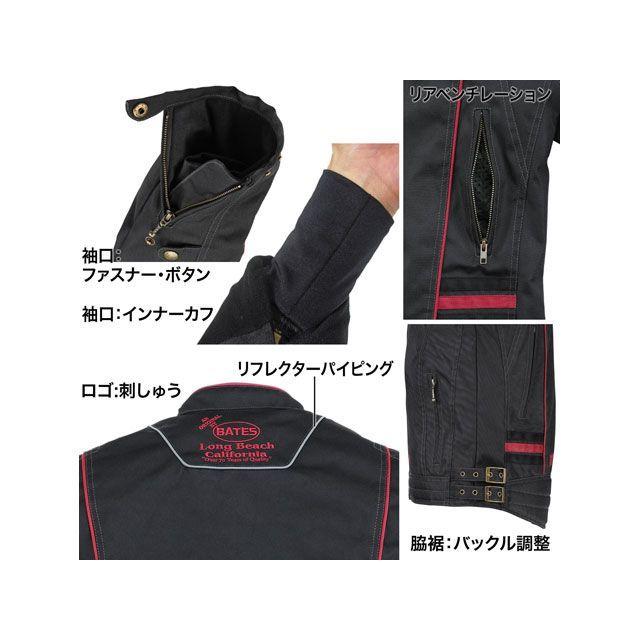 BATES ジャケット 2023-2024秋冬モデル BJ-NA2352TT ナイロンジャケット（レッド） サイズ XL ベイツ_5