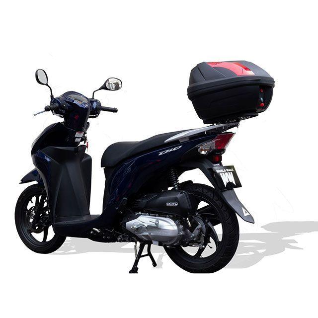 WW Dio110 キャリア・サポート Dio110 リアボックス装着用アタッチメント ボックスセット 容量 32L ワールドウォークの画像
