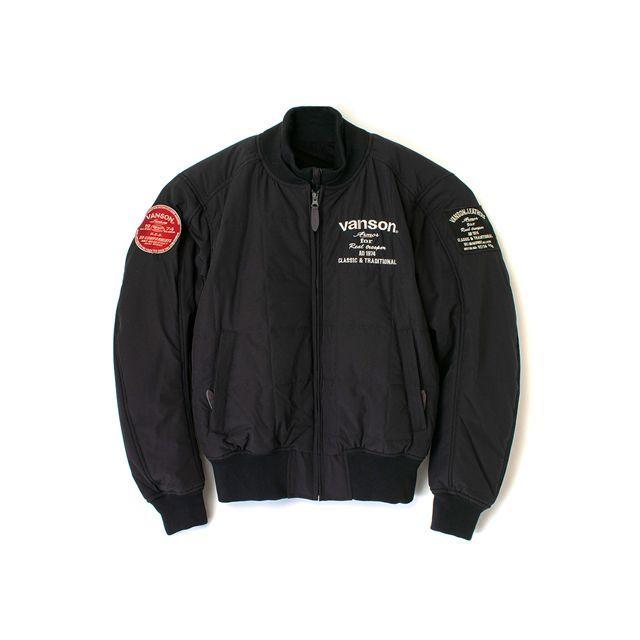☆特価 VANSON TVS2408W MA-1 ナイロンジャケット 2XL