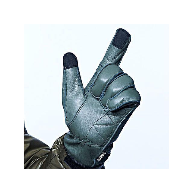 Y’S GEAR ウインターグローブ 2023-2024秋冬モデル YAG66 ウォッシャブルレザーウィンターグローブ（カーキ） サイズ M ワイズ…の画像