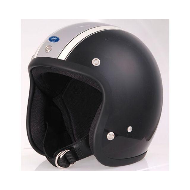 Guardy ジェットヘルメット 2個セット ブラック Guardy HELMET ジェットヘルメット CLUBMAN（ブラック＆ライトグレー