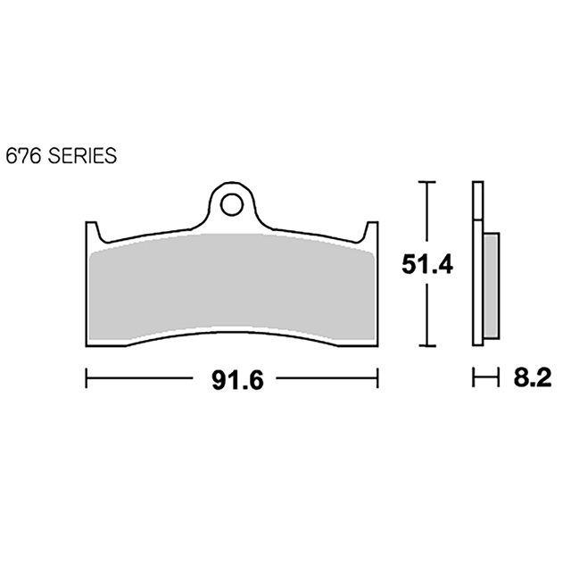 SBS ブレーキパッド 676シリーズ RST（レーシングシンター フロント