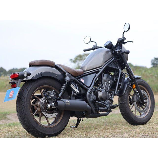 SP TADAO レブル250/S Edition マフラー本体 POWER BOX サイレンサー カスタム ブラックエディション SP忠男_1