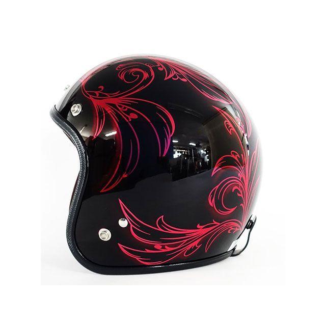 72JAM シールド付きレッドメッキファイアーヘルメット　XLサイズ 72JAM JET HELMET 72JAM ジェットヘルメット 【逸品もの】3-967 リーフ