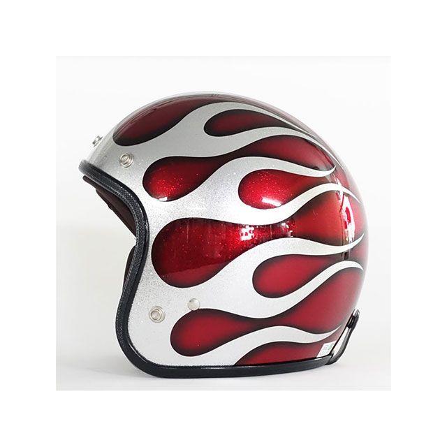 ナナニージャム 72JAM ジェットヘルメット フレイムパターン バイク 防具 72JAM JET HELMET 72JAM ジェットヘルメット 【逸品もの】3-945