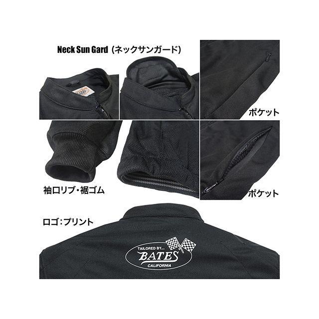 正規品／BATES ジャケット 2024春夏モデル BJCT-023 クールテックスメッシュジャケット（グレー） サイズ：L ベイツ バイク｜st-ride｜06