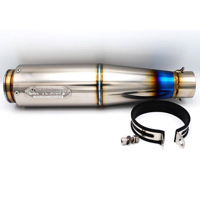 SSP FACTORY 汎用 マフラー本体 STCチタンサイレンサー（φ60.5テール