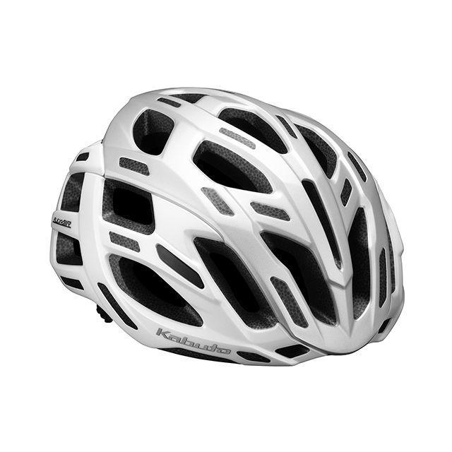 OGK KABUTO ヘルメット ヘルメット FLEX-AIR（マットホワイトシルバー） サイズ S／M（55-58cm） オージーケーカブト（自転…_1