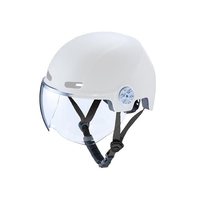 kawasumi ヘルメット H-103WH シールド付きヘルメット（ホワイト） 川