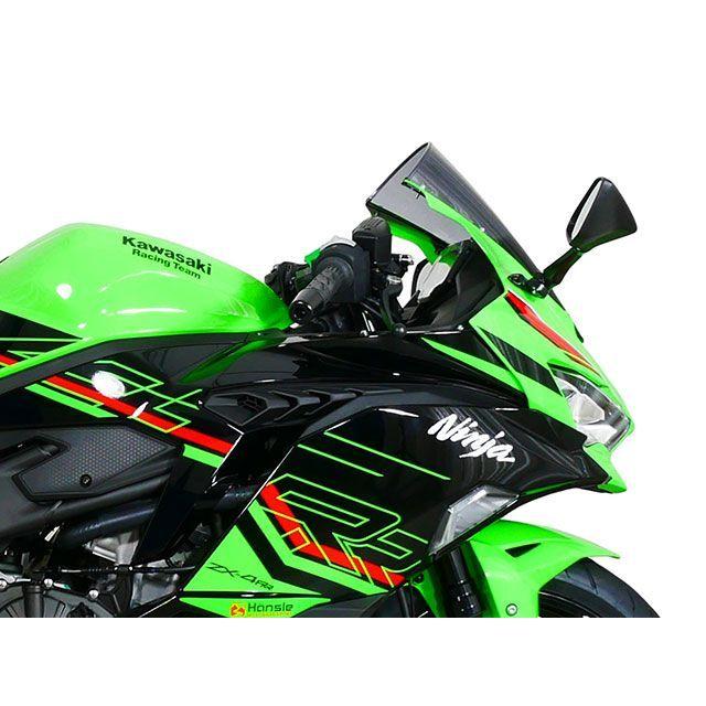 MRA Ninja ZX-4R SE Ninja ZX-4RR スクリーン関連パーツ スクリーン レーシング（スモーク） エムアールエー_3