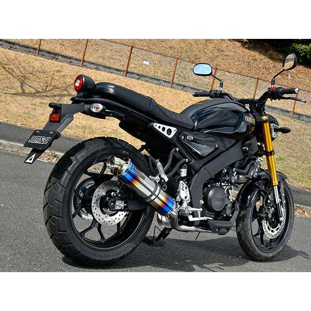 BMS-R BMS RACING FACTORY XSR125 マフラー本体 R-EVO ヒートチタン