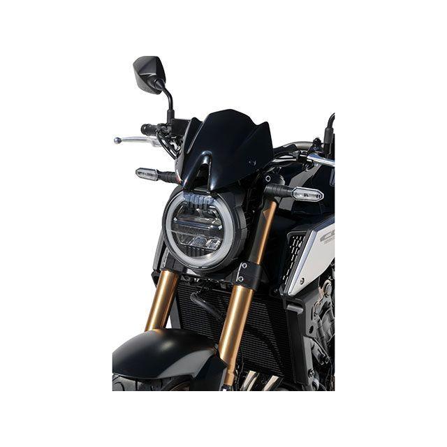 ERMAX CB650R スクリーン関連パーツ CB650R 2019-2020 ハイパースポーツスクリーン 23cm カラー ダークブラック アル…の画像