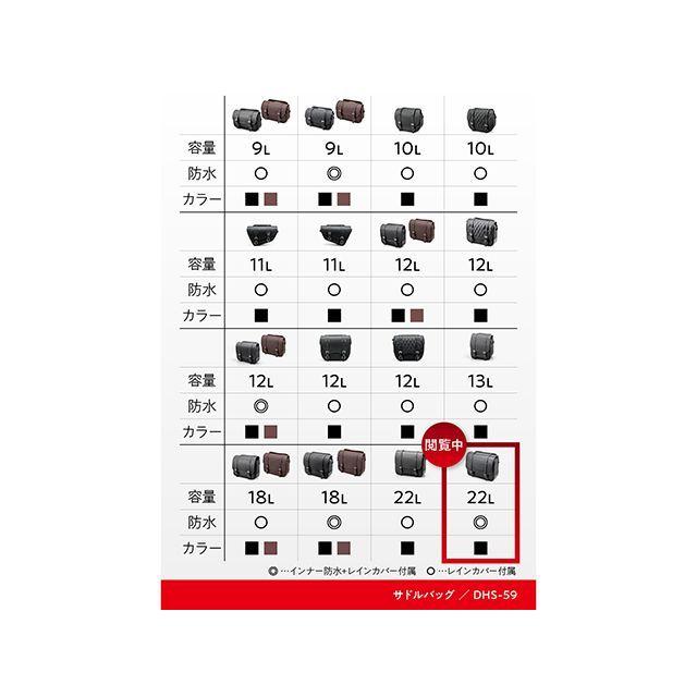 HenlyBegins（ヘンリービギンズ） ツーリング用バッグ DHS-59 サドル
