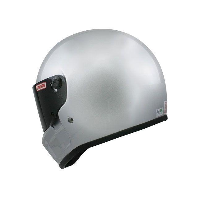 SIMSON SB15 フルフェイスヘルメット XS シルバー シンプソン（SIMPSON） フルフェイスヘルメット SB15（シルバー