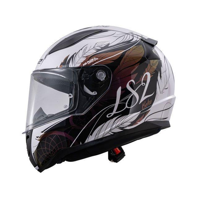 LS2 HELMETS フルフェイスヘルメット RAPID II（ホワイト ブラック