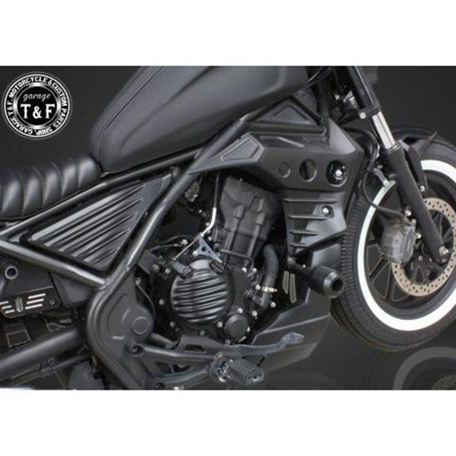 T&F レブル250 カウル・エアロ レブル250 コンバットカウル（オーバー＆アンダーVer1）SET（マッドブラック） ガレージT&F_4