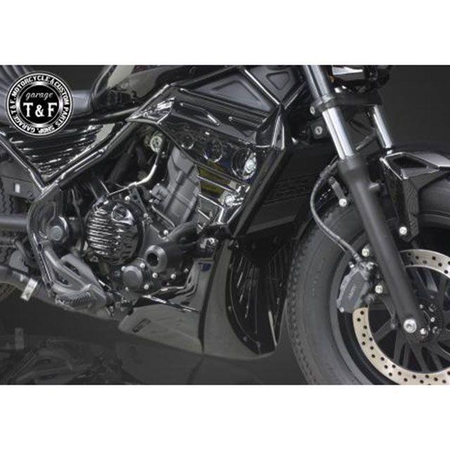 T\u0026F レブル250 カウル・エアロ レブル250 コンバットオーバーカウルKIT（ブラック） ガレージT\u0026F_1