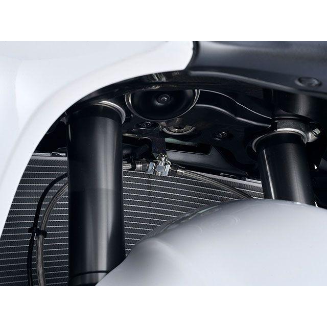 SWAGE-LINE PRO Hayabusa ブレーキホース・ケーブル類 フロントホースキット トライピース（ステンレスブラック） ホースカラー …の画像