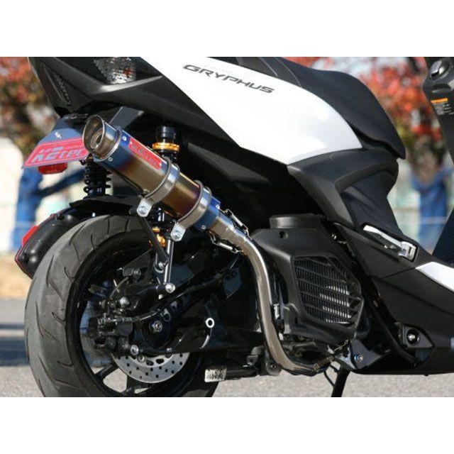 K2-tec X FORCE マフラー本体 GP-R STDチタン 出口形状 M1タイプ