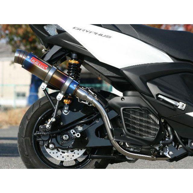 K2-tec NMAX155 マフラー本体 GP-R STDチタン 出口形状 3ピースタイプ