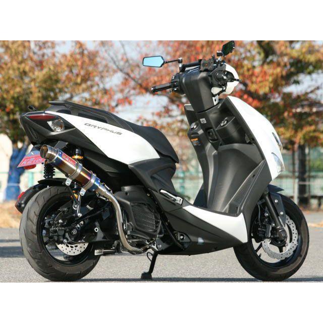 K2-tec NMAX155 マフラー本体 GP-R STDチタン 出口形状 3ピースタイプ