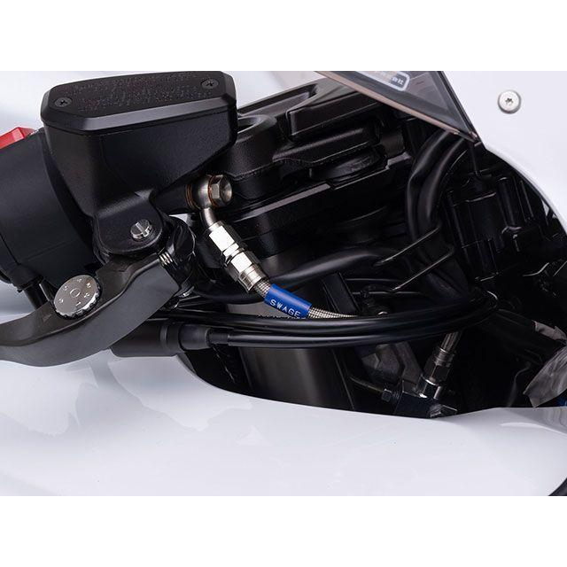 SWAGE-LINE PRO Hayabusa ブレーキホース・ケーブル類 フロントホースキット トライピース（ステンレスブラック）Bremboキャ…の画像