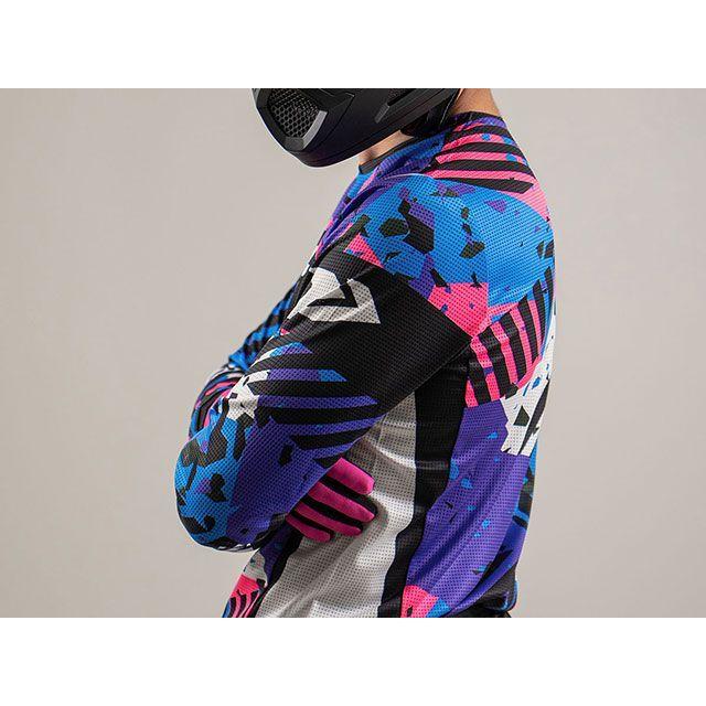  2025 ジャージ　size-L 美品 DFG モトクロス用品 2025春夏モデル ソリッド ジャージ（パープル