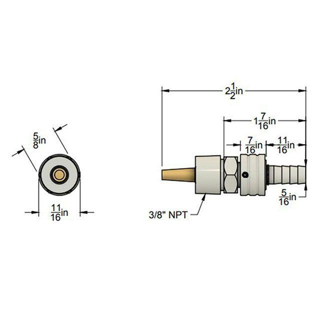 ブランド登録なし - Prism Supply まかない方据え置き口が3/8-NPT大きさのガスメーター各種 余分の物飾りつけかかわり合い一部分 Prism Supply 愛玩動物まかない方 3/…