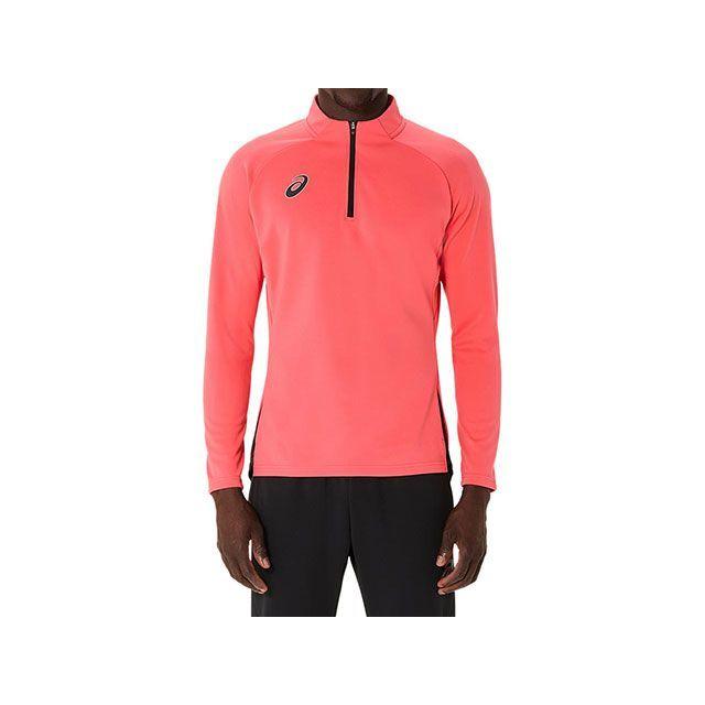 アシックス 2101A301 HALFZIP KNIT TOP（コーラルリーフ） サイズ L ASICS ASICS（アシックス） アウトドア用ウェア 2101A301 HALFZIP KNIT TOP