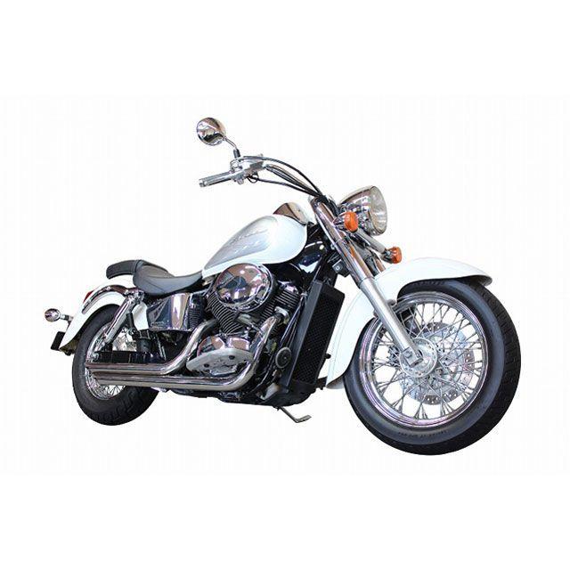 Uchi Custom Parts シャドウ400 マフラー本体 ステンレス スラッシュ