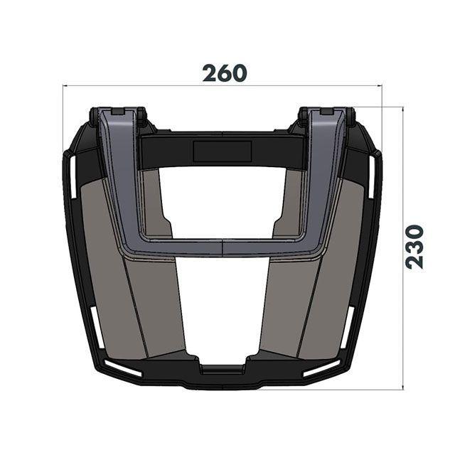 HEPCO＆BECKER R1200GS R1250GS キャリア・サポート トップケースキャリア イージーラック（ブラック） ヘプコ＆ベッカーの画像