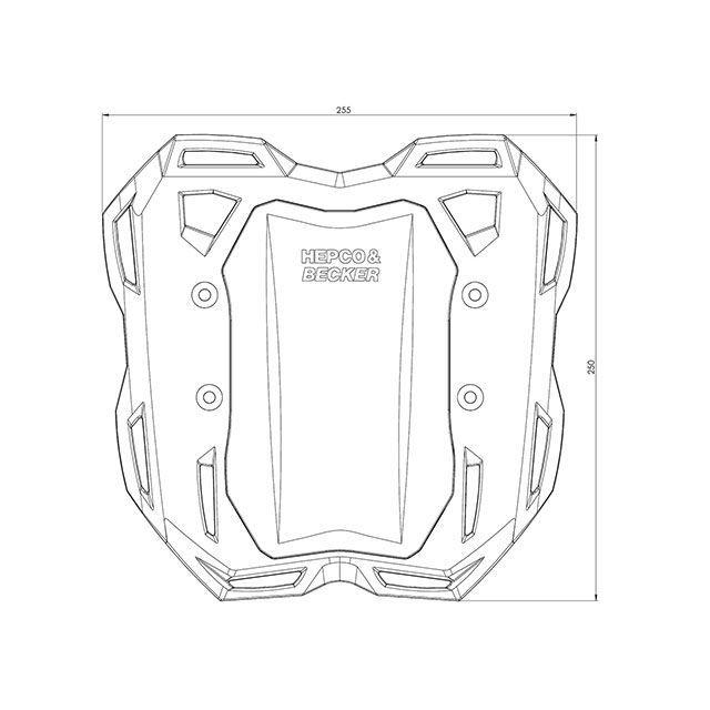 HEPCO＆BECKER 1390 SUPER DUKE R キャリア・サポート スマートラック（ブラック） ヘプコ＆ベッカー_2