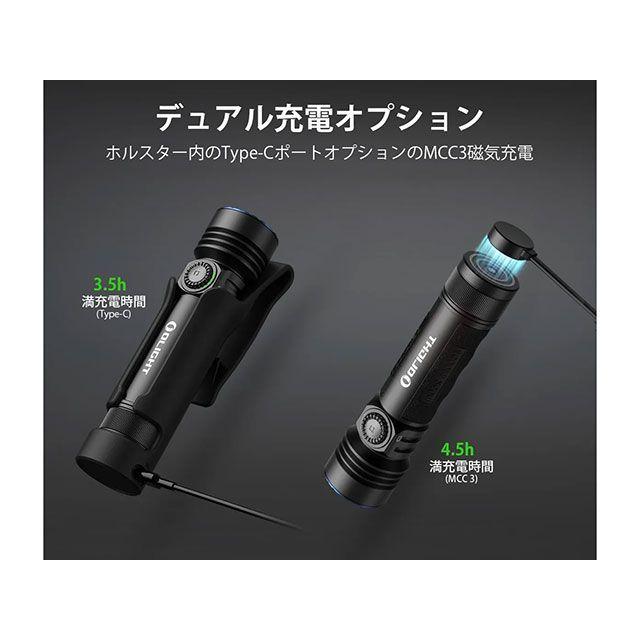 OLIGHT アウトドア用ライト Seeker 4 Pro カラー マットブラック オー